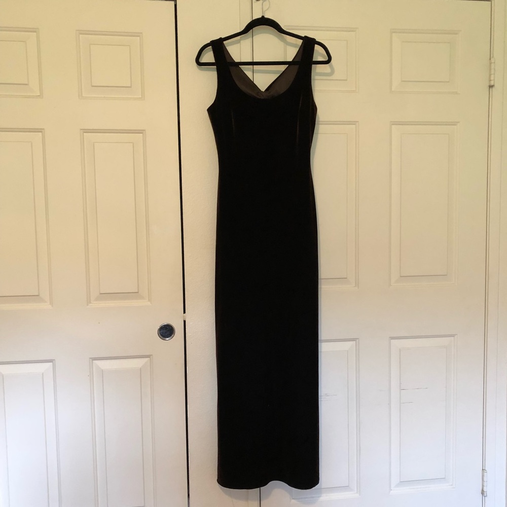 Beautiful Brown Velvet Gown